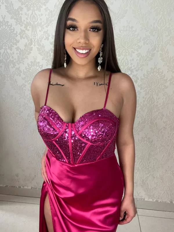 Suknelė "Ariel Fuksia"